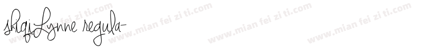 shiqiLynne regula字体转换